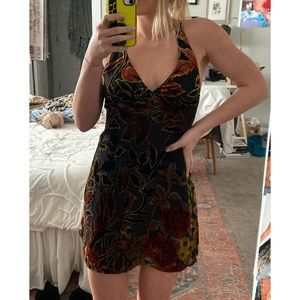 Kimchi Blue Floral Adjustable Strap mini Dress